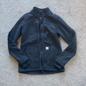 Carhart Jacket Black Fleece Scrub Jacket